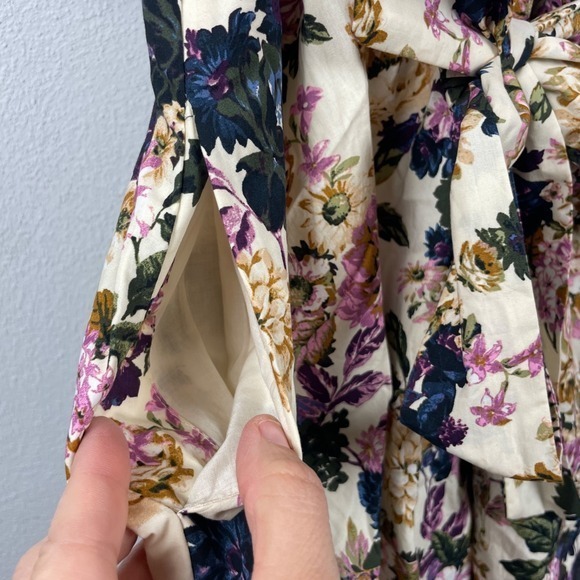 Who What Wear Sz S Floral Sundress 100% Cotton Cottagecore Romantic Dress Pretty - Picture 10 of 16